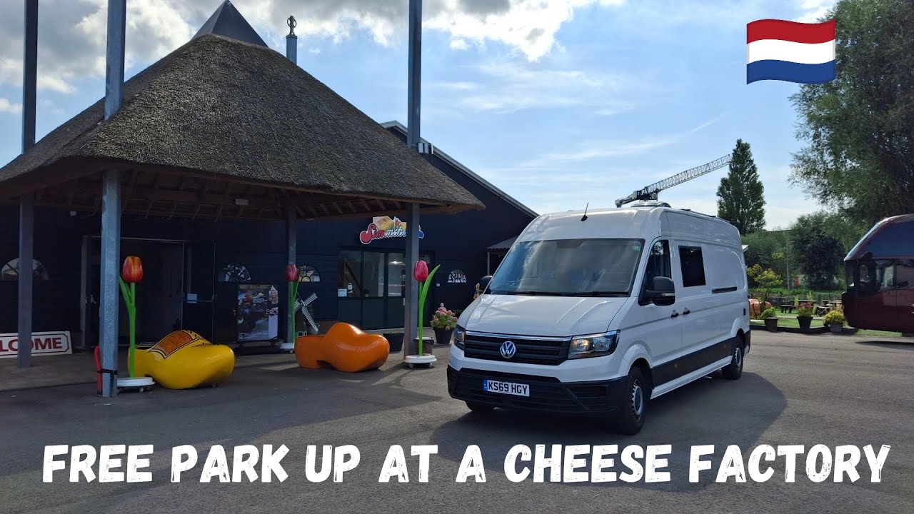 Campervan Adventures in the Netherlands: 'Dangerous' Road & Free Park Up at a Cheese Factory! 🧀🚐
