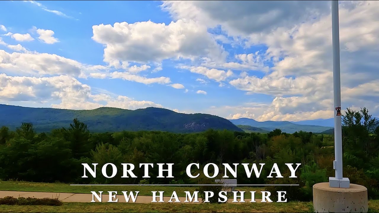 North Conway: White Mountains New Hampshire - Rural America 4K Scenic Driving Tour