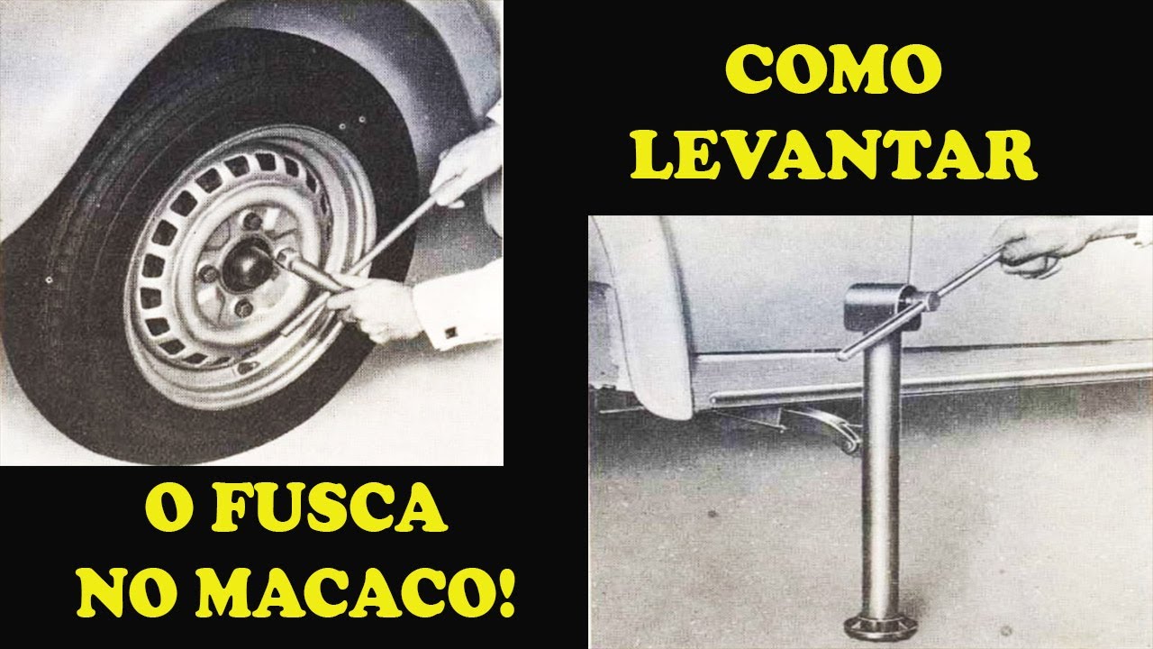 COMO LEVANTAR O FUSCA NO MACACO!