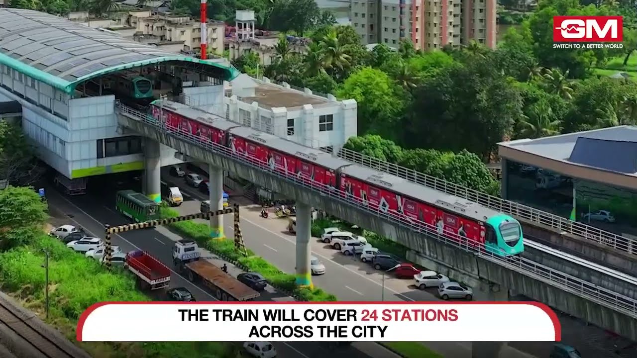 GM Red Train | Kochi Metro Station | GM Modular