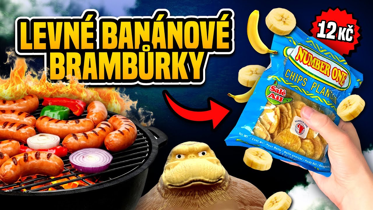 JE TO FUJ?! BANÁNOVÉ BRAMBŮRKY! ztraceni v lese a VAŘENÍ.