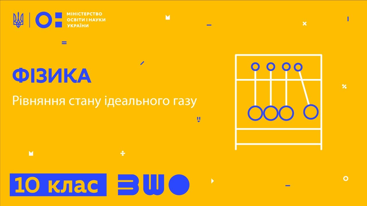 10 клас. Фізика. Рівняння стану ідеального газу