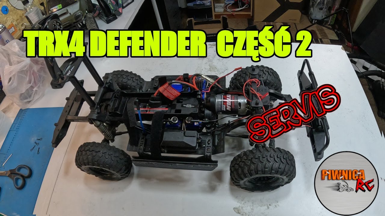 PRZEGLĄD / SERWIS MODELU RC - TRAXXAS TRX4 DEFENDER OD MATEUSZA - CZĘŚĆ 2