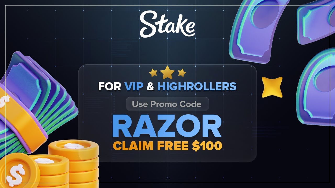 Best Stake VIP Promo Code &ldquo;RAZOR&rdquo; &ndash; Unlock Elite Highroller Bonuses & Instant Rakeback