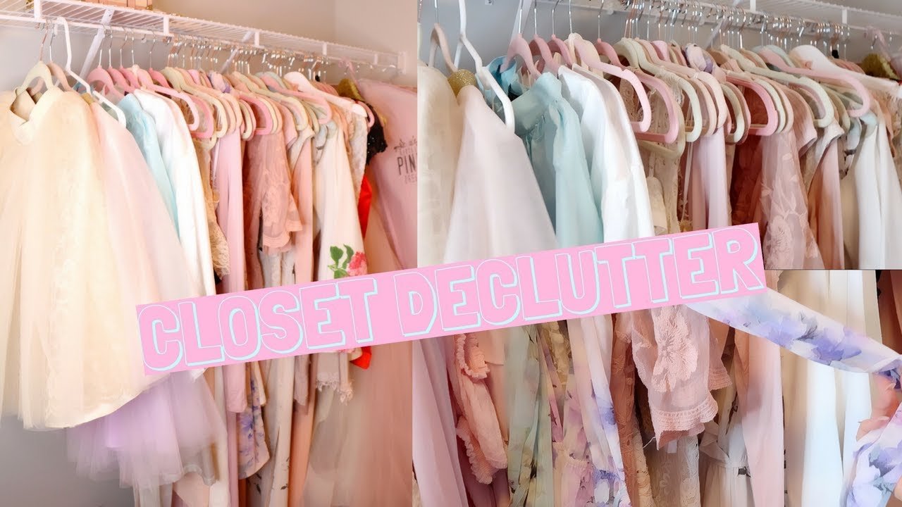 CLOSET DECLUTTER AND TOUR!🏡💕SLMissGlamVlogs🏡💕