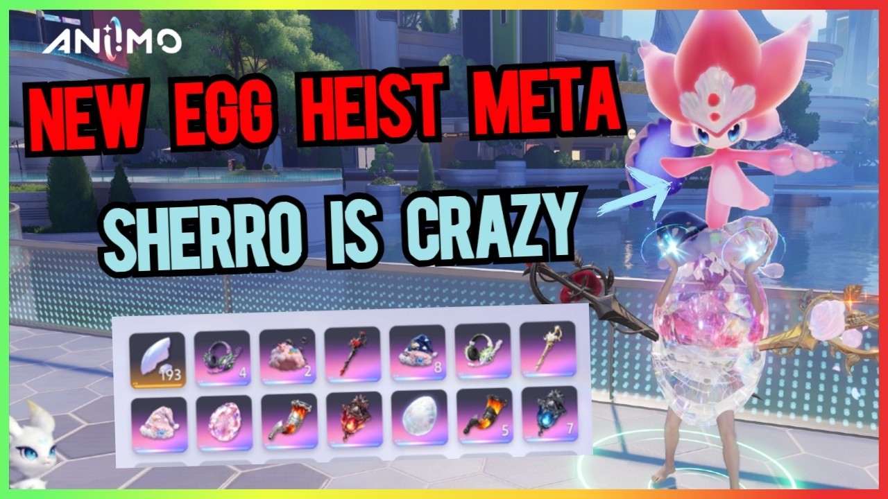 Sherro is a MONSTER in chaos egg heist! Build breakdown | Aniimo