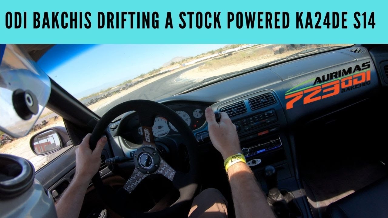 Odi takes a stock KA powered S14 to the track