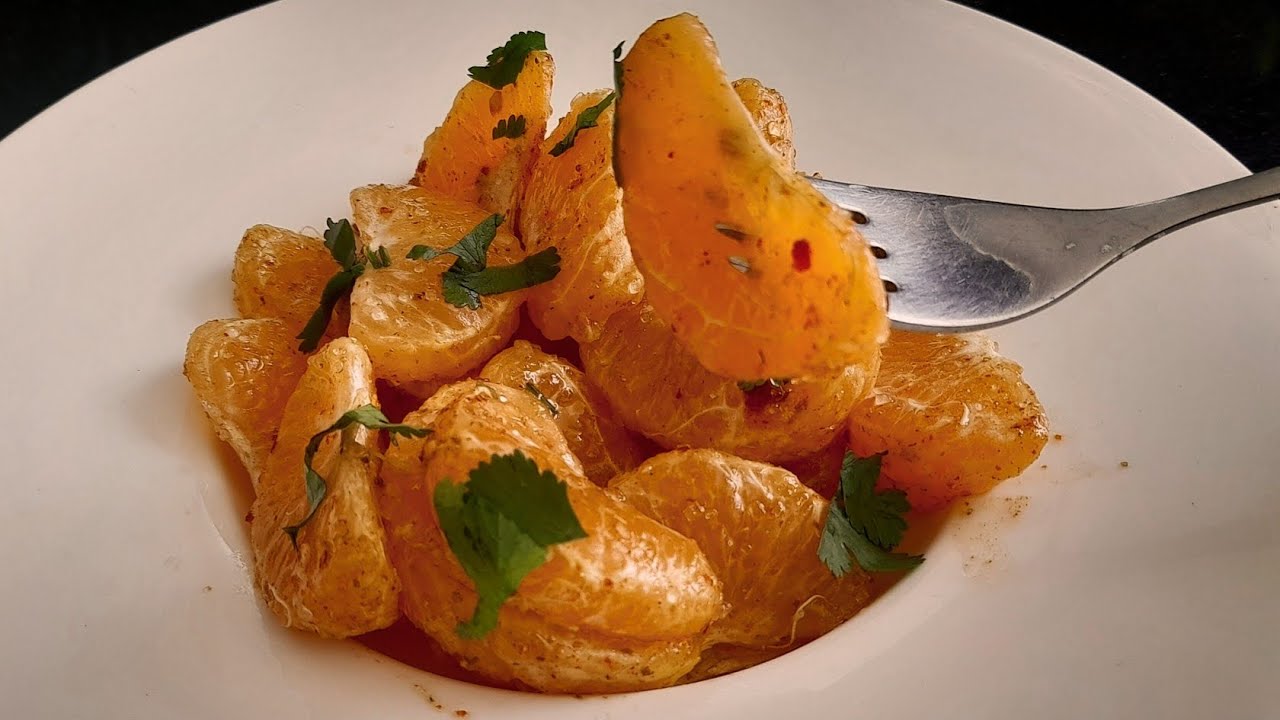 Viral Orange Chaat 🍊 | Chatpata Spicy Orange | Street Food Recipe | Spicy Orange 