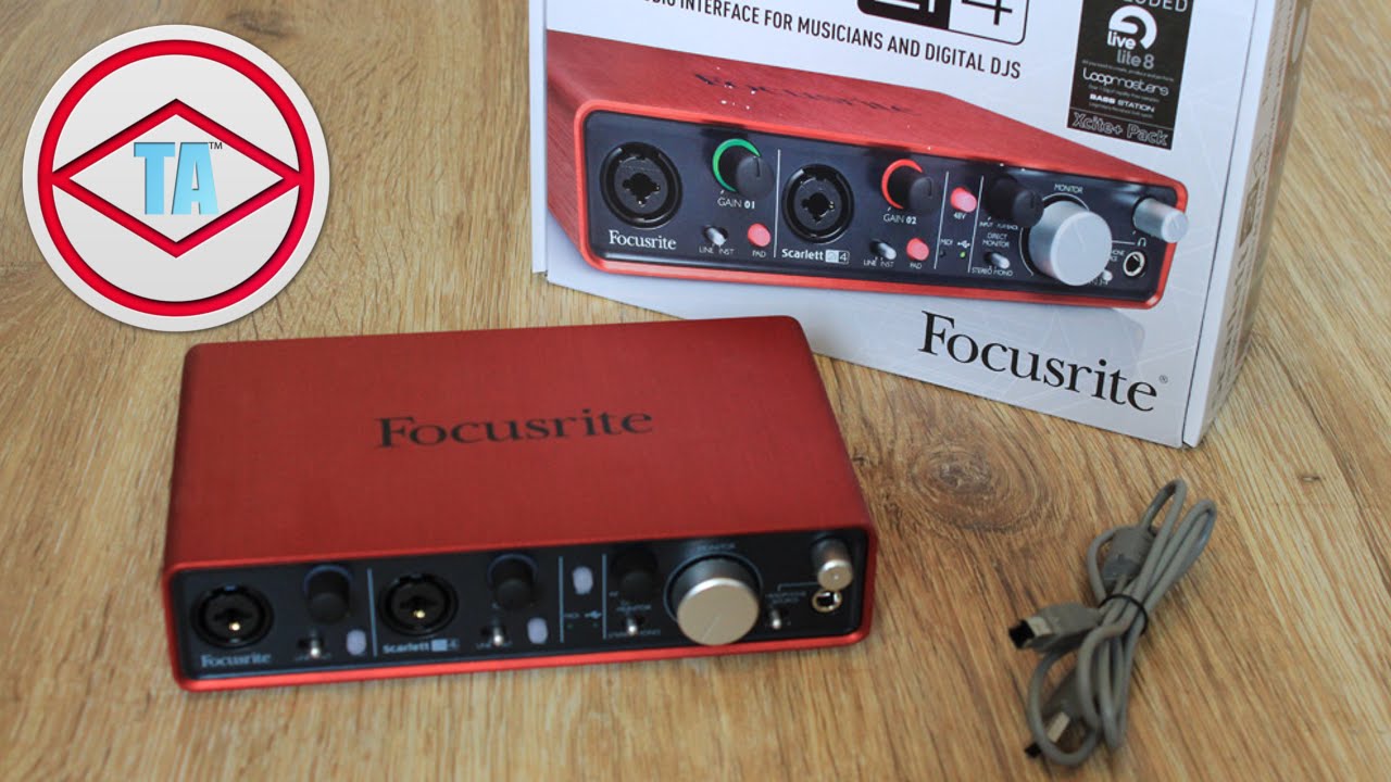 Review & Tutorial Focusrite Scarlett 2i4