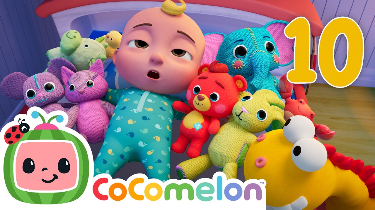 Ten in the Bed | Count and Sing with JJ and Friends | CoComelon Nursery Rhymes & Kids Songs