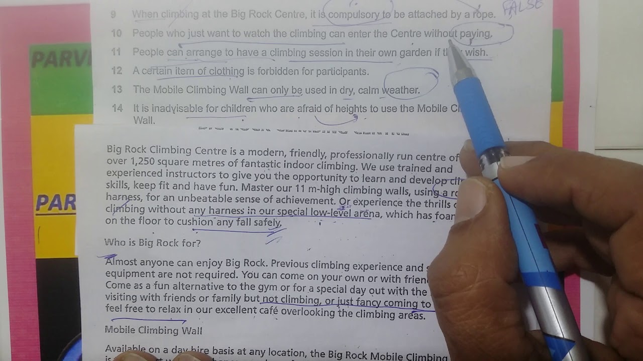 IELTS READING TRUE FALSE NOT GIVEN TIPS TECHNIQUES TRICKS BY PARVINDER RANDHAWA GURU IBSL INDIA