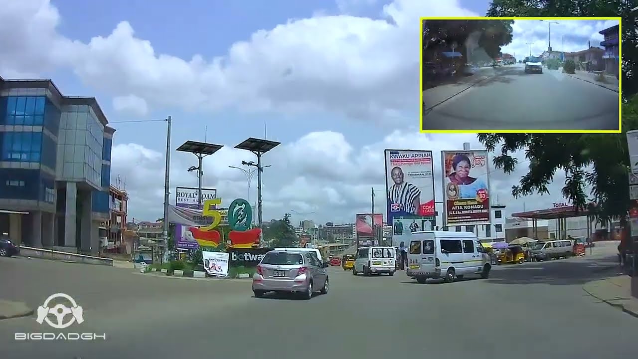 Dashcam Drive | Driving Around ASAFO And Its Neighborhoods In Kumasi-Ghana