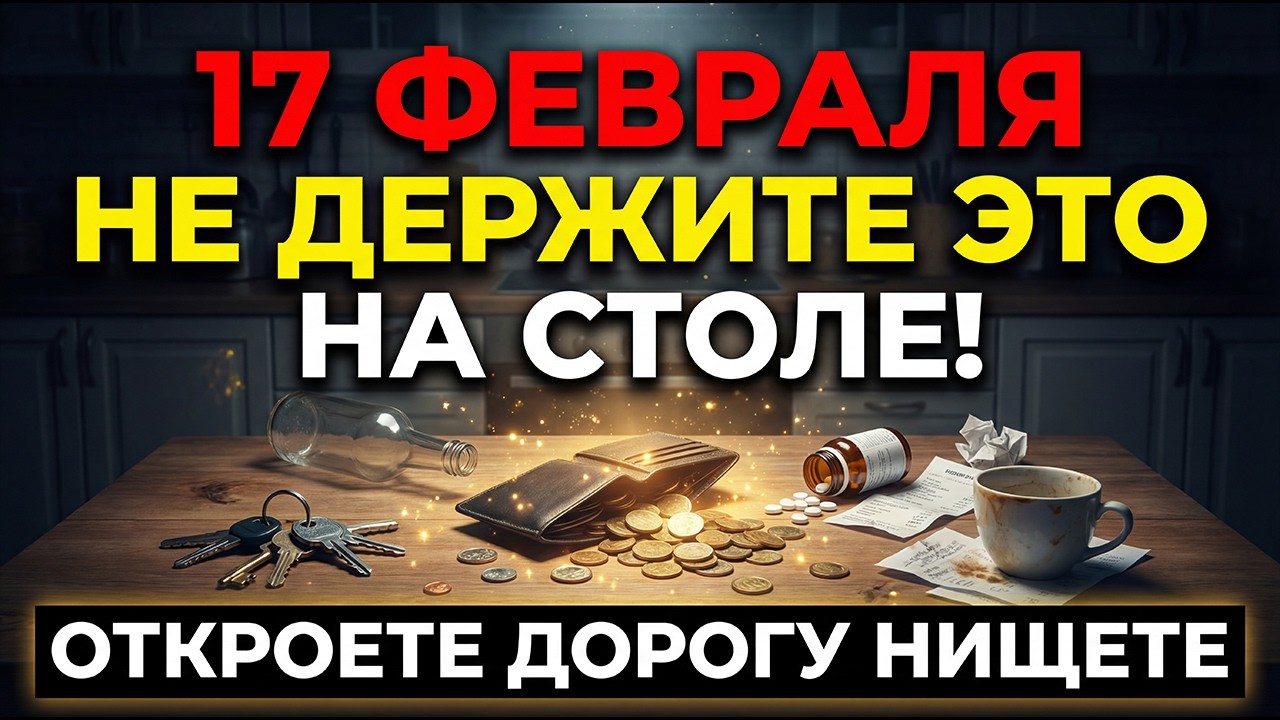 17 Февраля Не держите ЭТО на столе — откроете дорогу нищете