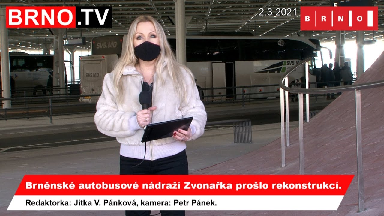 BRNĚNSKÉ ÚSTŘEDNÍ AUTOBUSOVÉ NÁDRAŽÍ PROŠLO REKONSTRUKCÍ. www.BRNO.TV