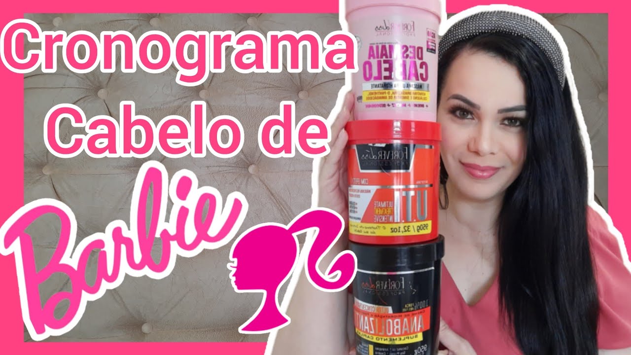 Cronograma cabelo de barbie da Forever Liss