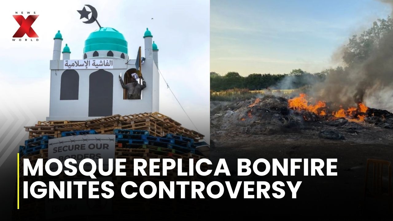 Mosque Replica Bonfire Sparks Outrage Before Police Intervention in Northern Ireland | NewsX World