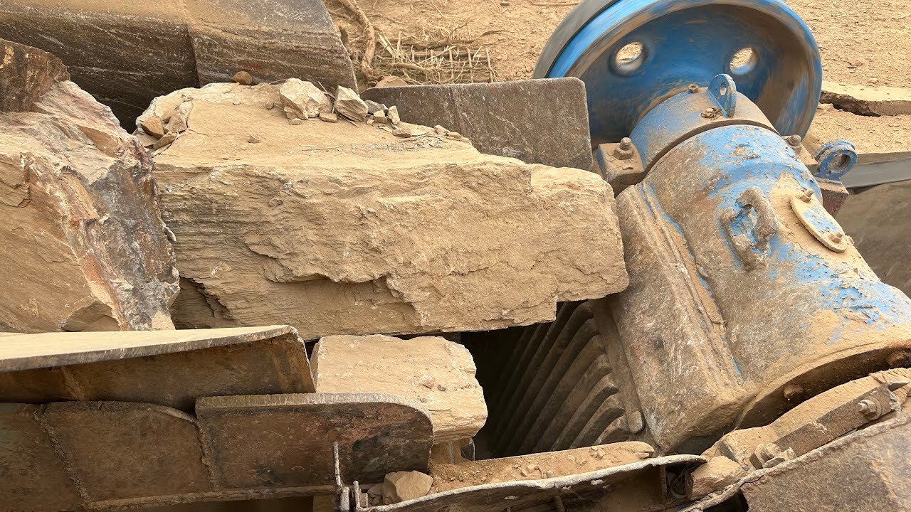 Amazing Quarry Primary Rock Crushing Machine Working | Satisfying Rock Crusher | Stone Crushing