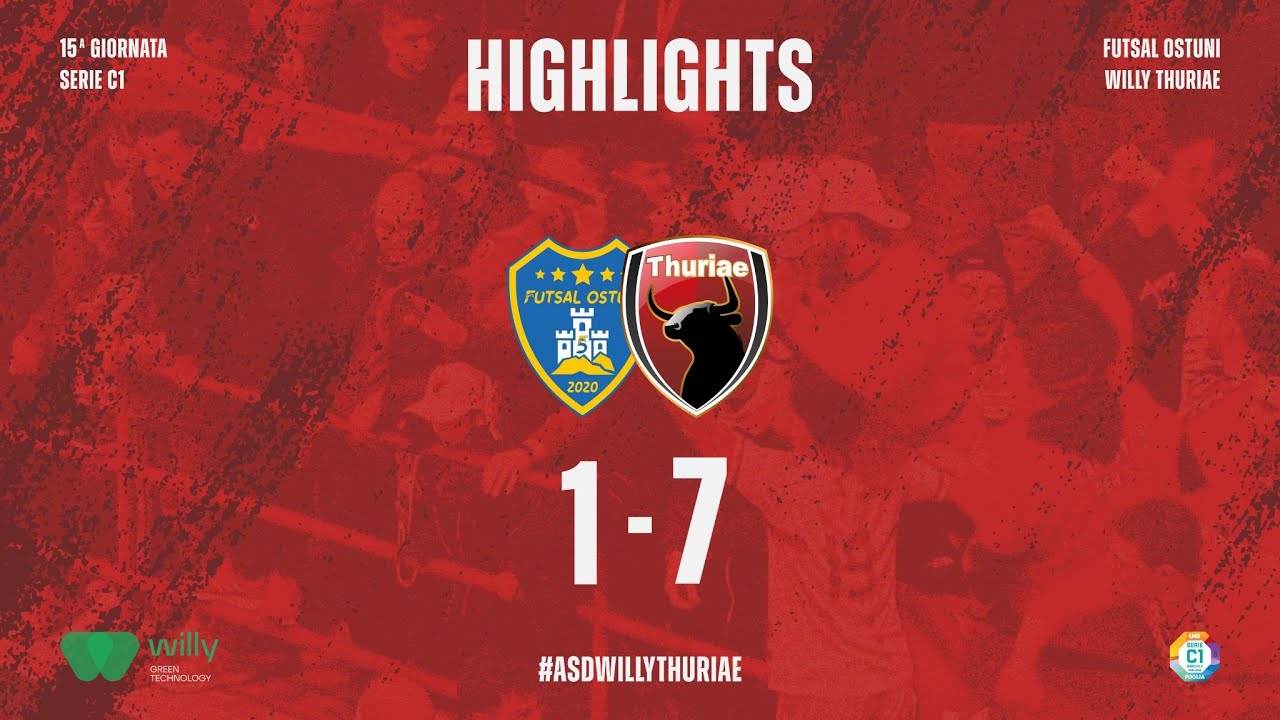 HIGHLIGHTS FUTSAL OSTUNI - WILLY THURIAE | SERIE C1- PUGLIA 2025/26
