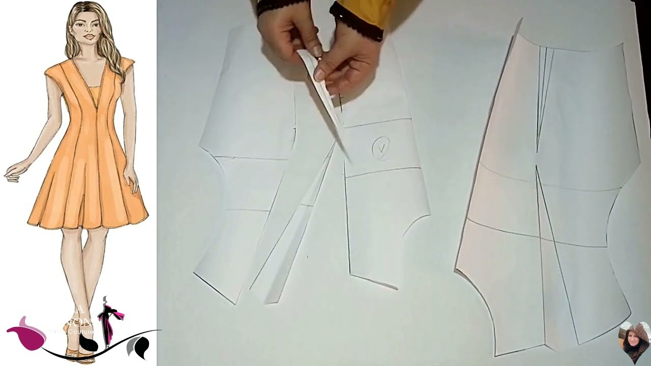 découpe princesse والقصة البرنسيس découpe bretelle تصريف بنسة الصدر الى القصة من الكتف