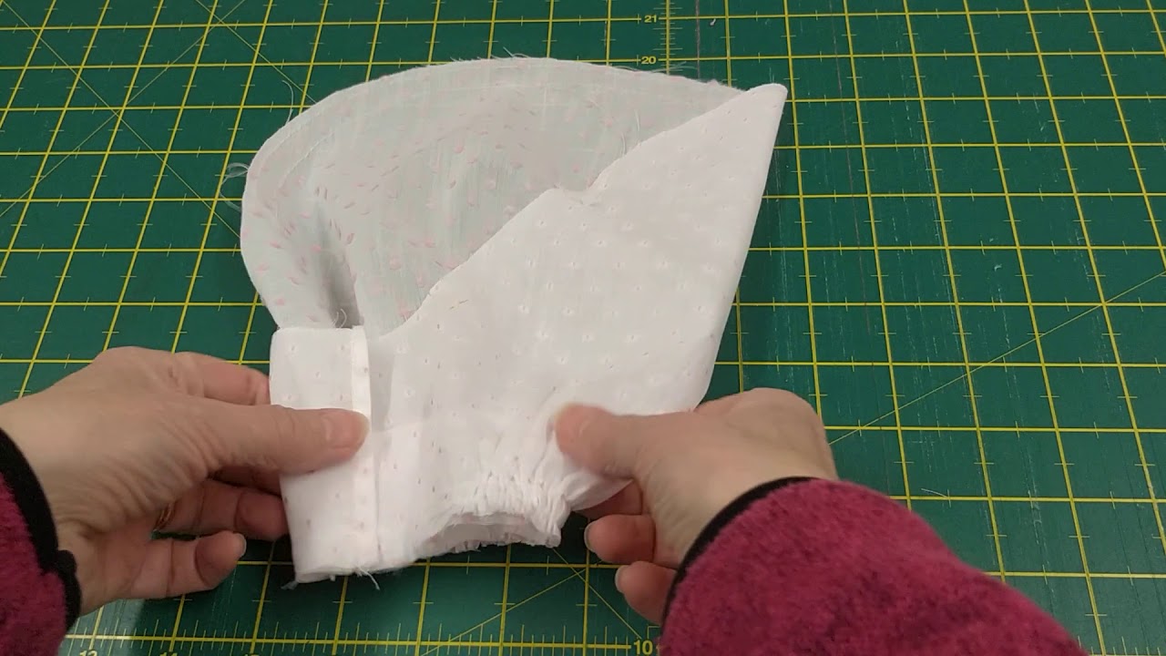 How to make up a smocked dress - step 7
