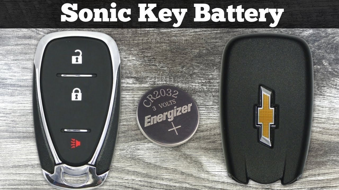 2017 - 2020 Chevy Sonic Key Fob Battery Replacement - How To Change Replace Sonic Remote Batteries