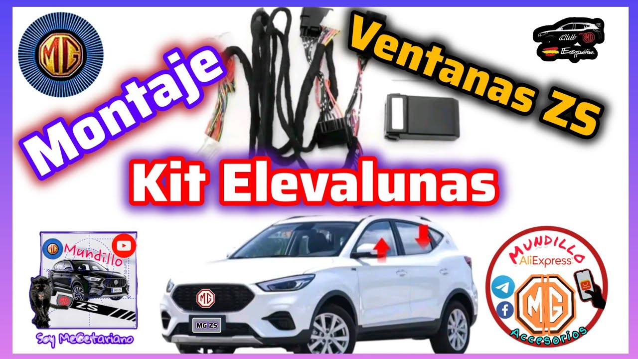 Montaje e Instalación, Kit del Módulo de Elevalunas Ventanas del ZS