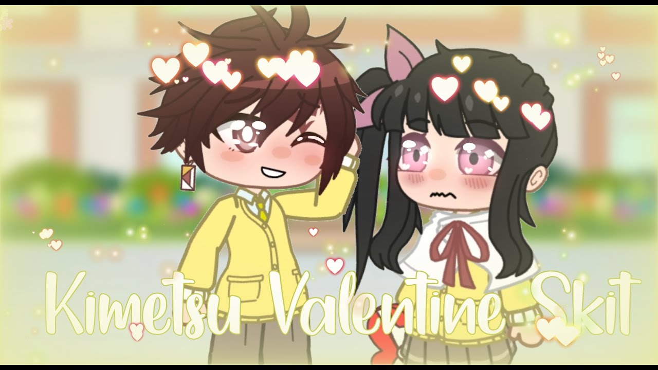 Kimetsu Valentine Skit||Kimetsu Gakuen||SHIPS IN DESC!!!