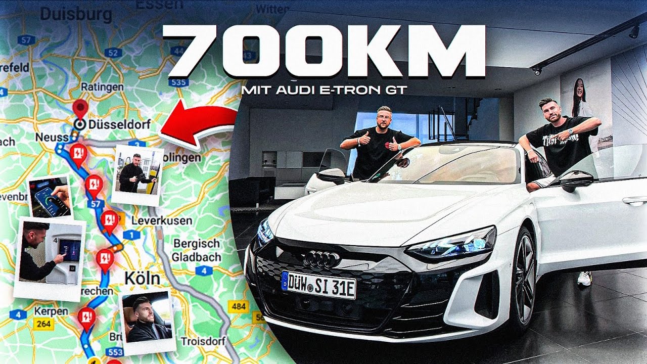 Wie ist es mit einem 650 PS ELEKTRO AUTO zu REISEN 🚗  Audi e-tron GT RS Vlog 🔥