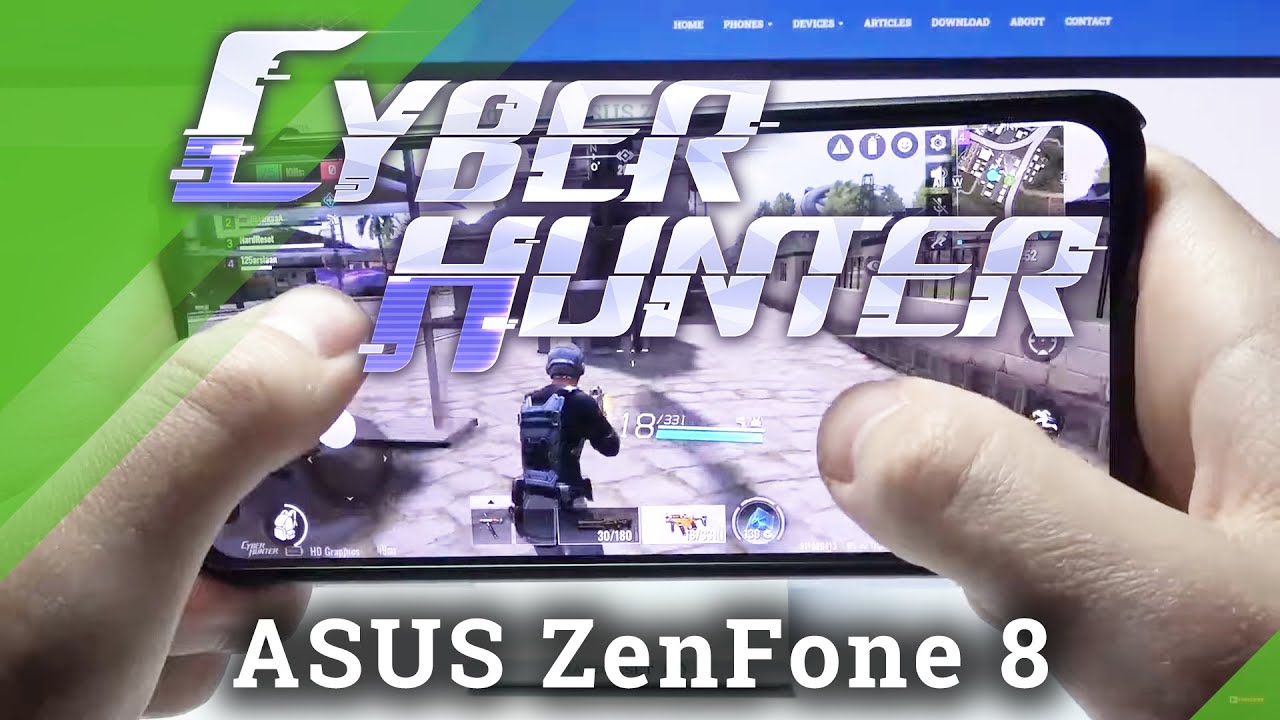 Cyber Hunter Performance Test on ASUS Zenfone 8 - Gameplay