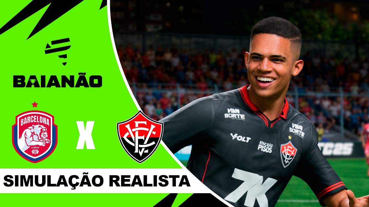BARCELONA X VITÓRIA | Baianão 2026 | Simulação Realista