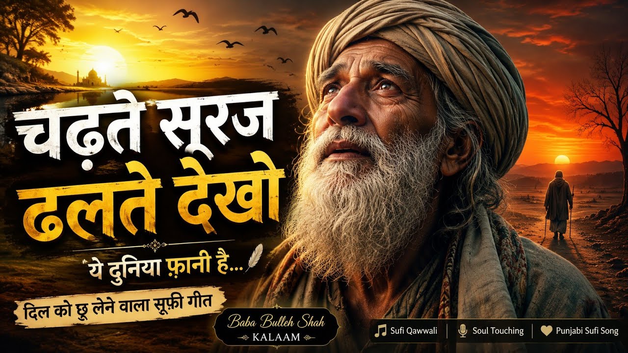 “चढ़ते सूरज ढलते देखो | दिल को छू लेने वाला सूफ़ी गीत | AI म्यूज़िक”