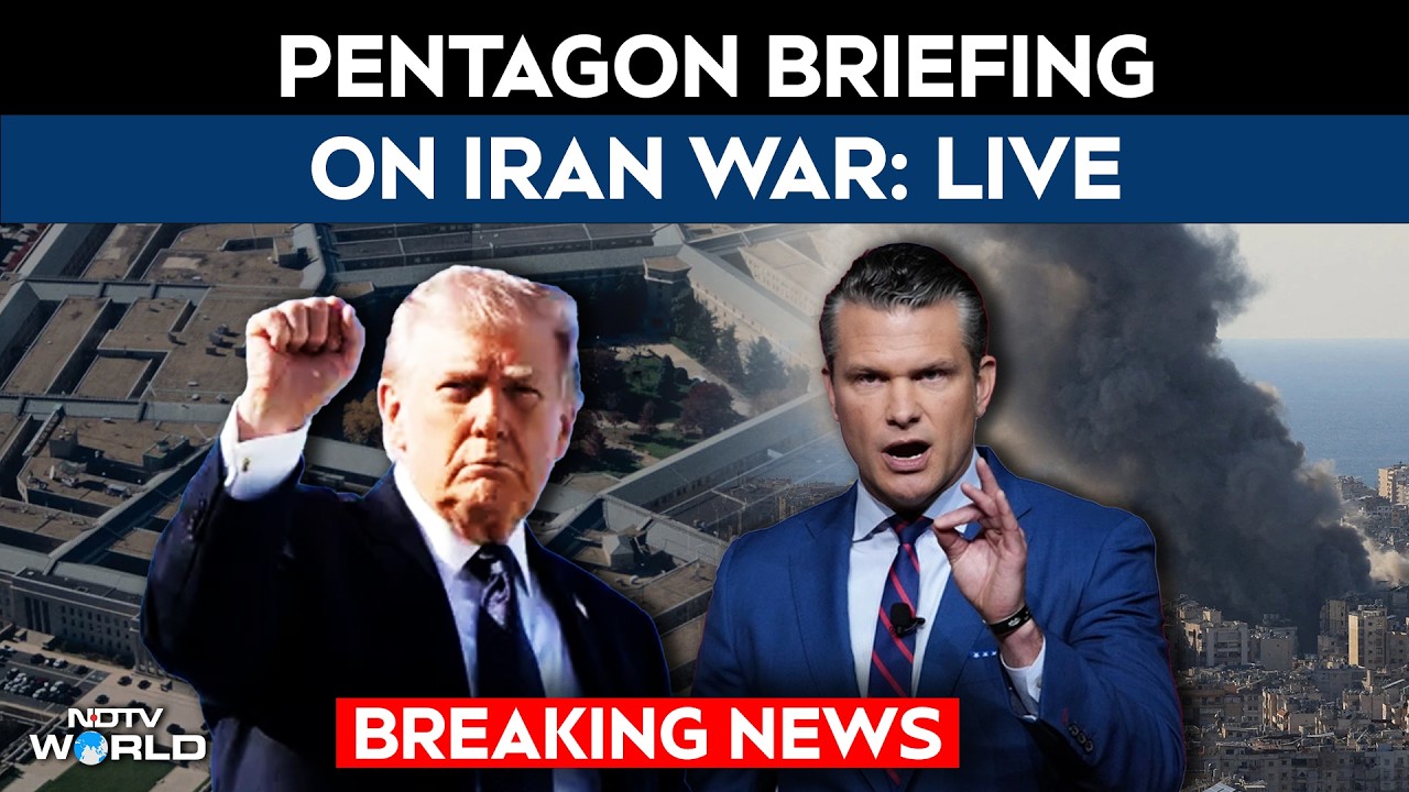 Iran Vs Israel LIVE | Pentagon Briefing LIVE | Trump | Pete Hegseth | US Government | NDTV World