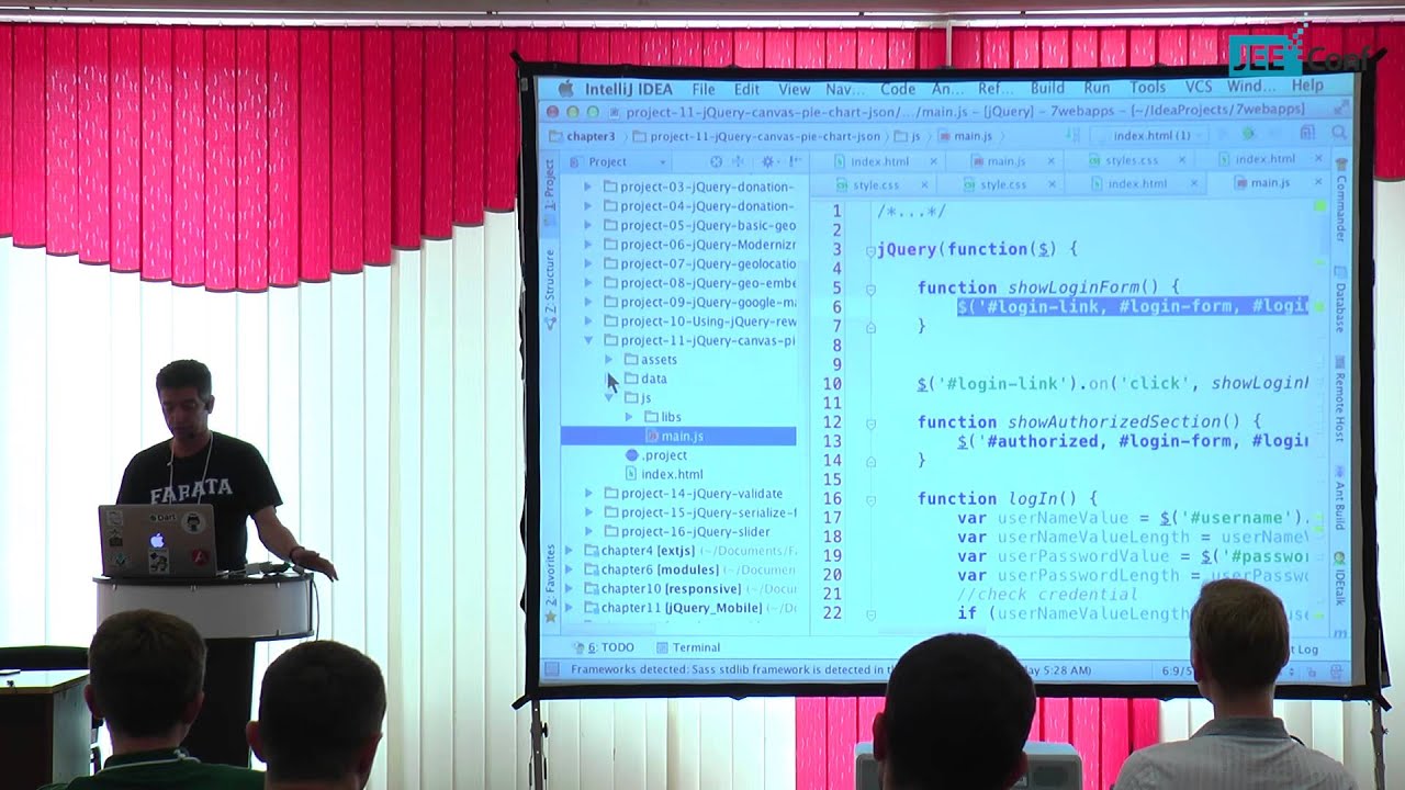 Developing desktop and mobile applications in HTML5 for Java Developers (Yakov Fain, USA), part 2