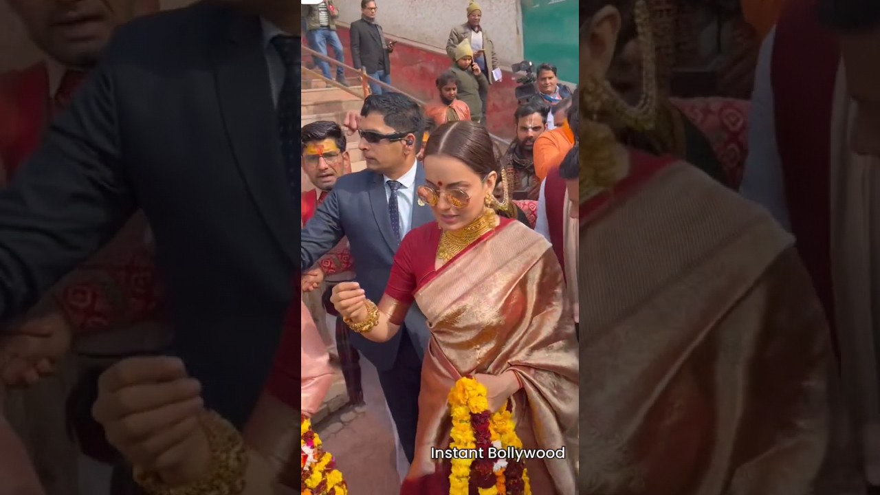 कंगना रनौत पहुंची अयोध्या।🚩 