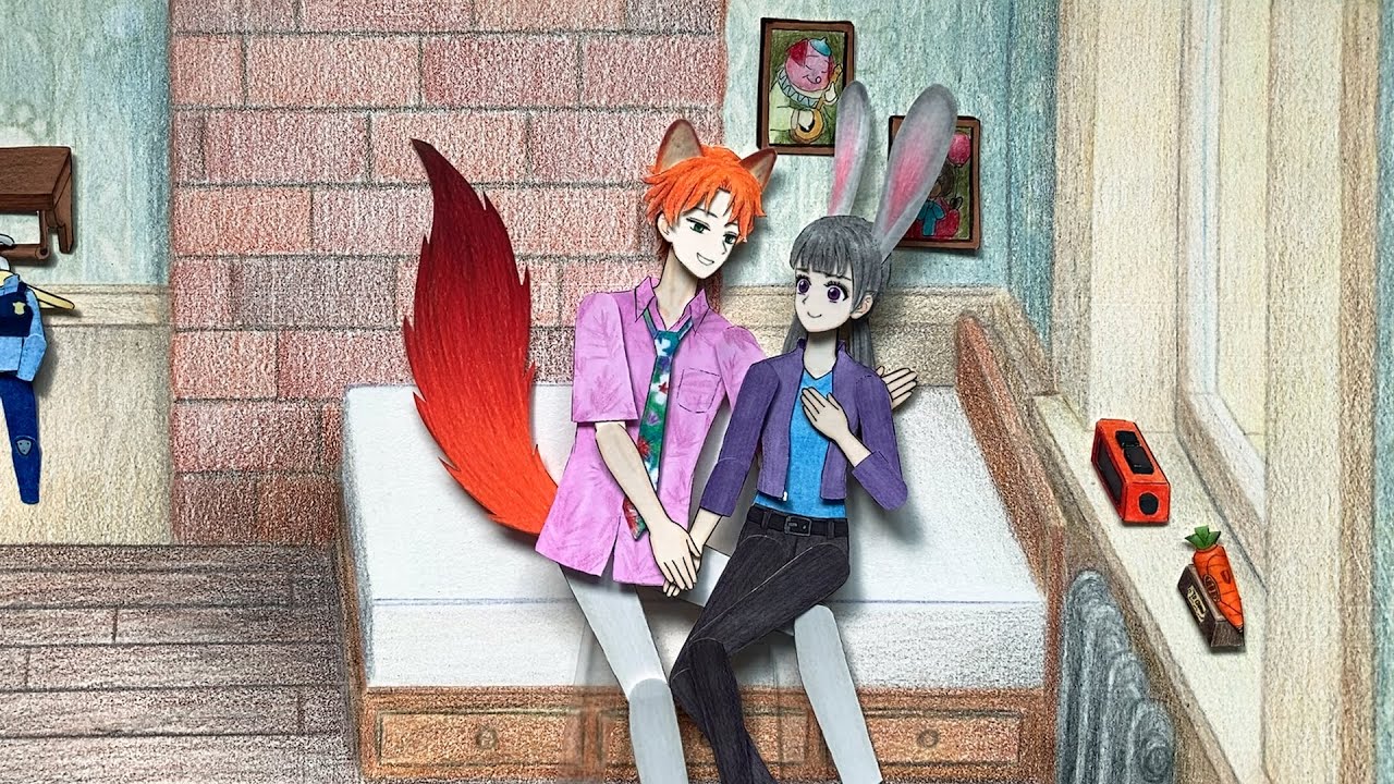 Zootopia2 paper doll / Judy & Nick