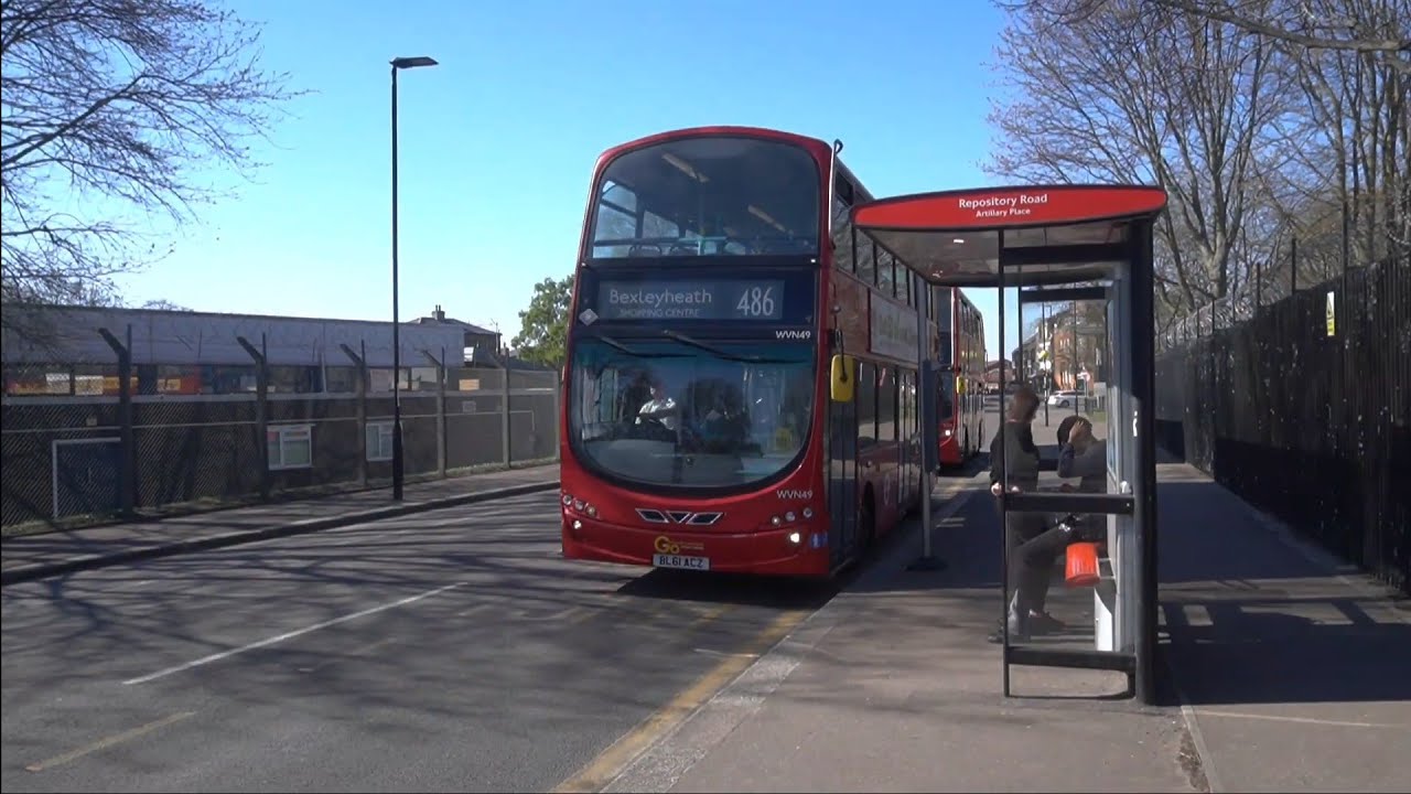 *Topodyn* Journey Onboard Route 486. GAL, Volvo B9TL Gemini 2 Wright Eclipse, BL61ACZ WVN49.