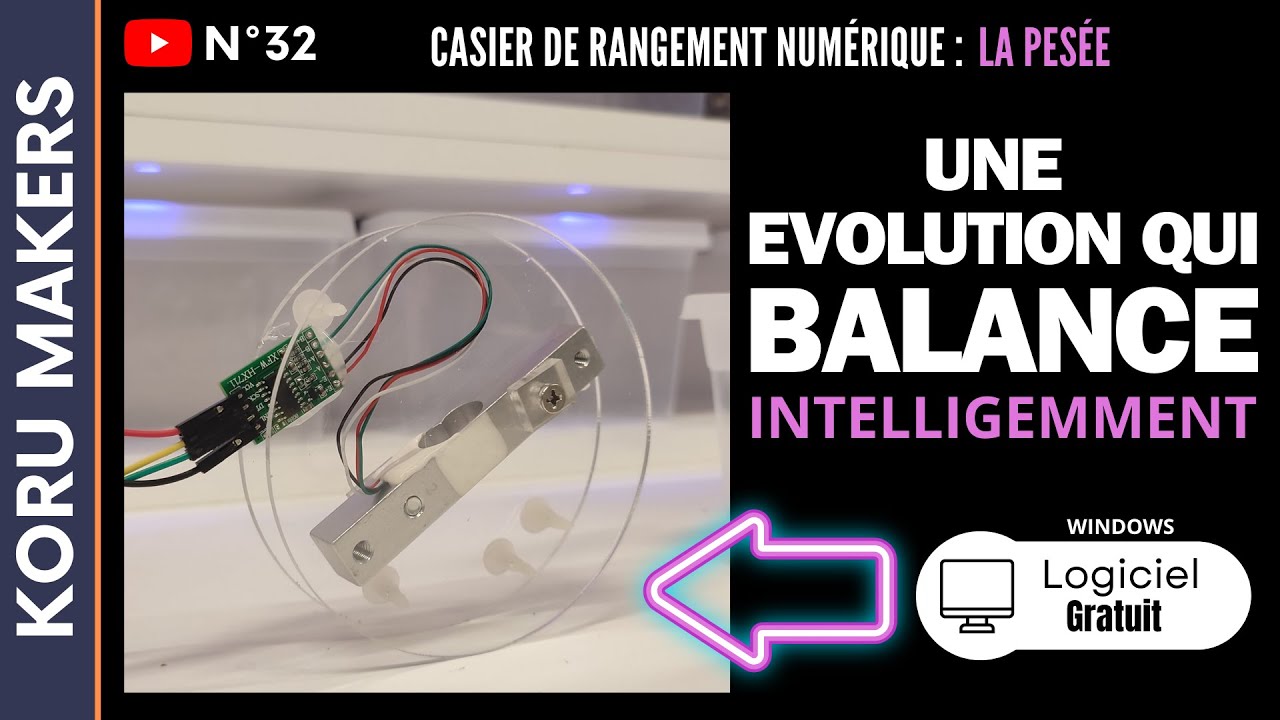 Un casier de rangement numérique: La pesée