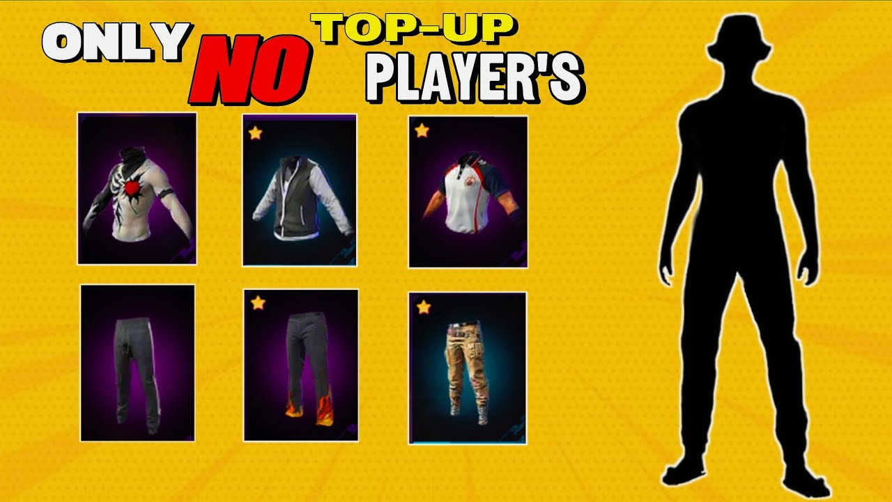 NO  TOP-UP PLAYER'S DRESS COMBINATION 