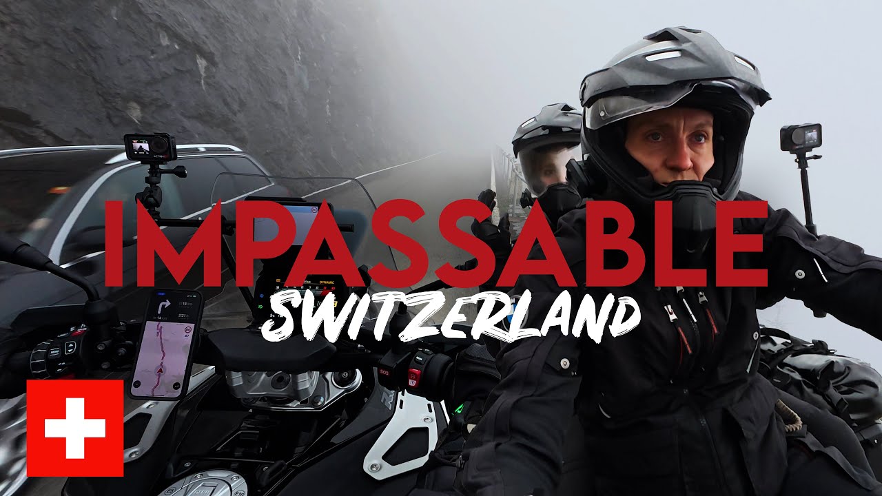 WHITEOUT WARNING IN THE ALPS!  – Motorcycle Touring Switzerland’s Klausen Pass! [S1 EP4]