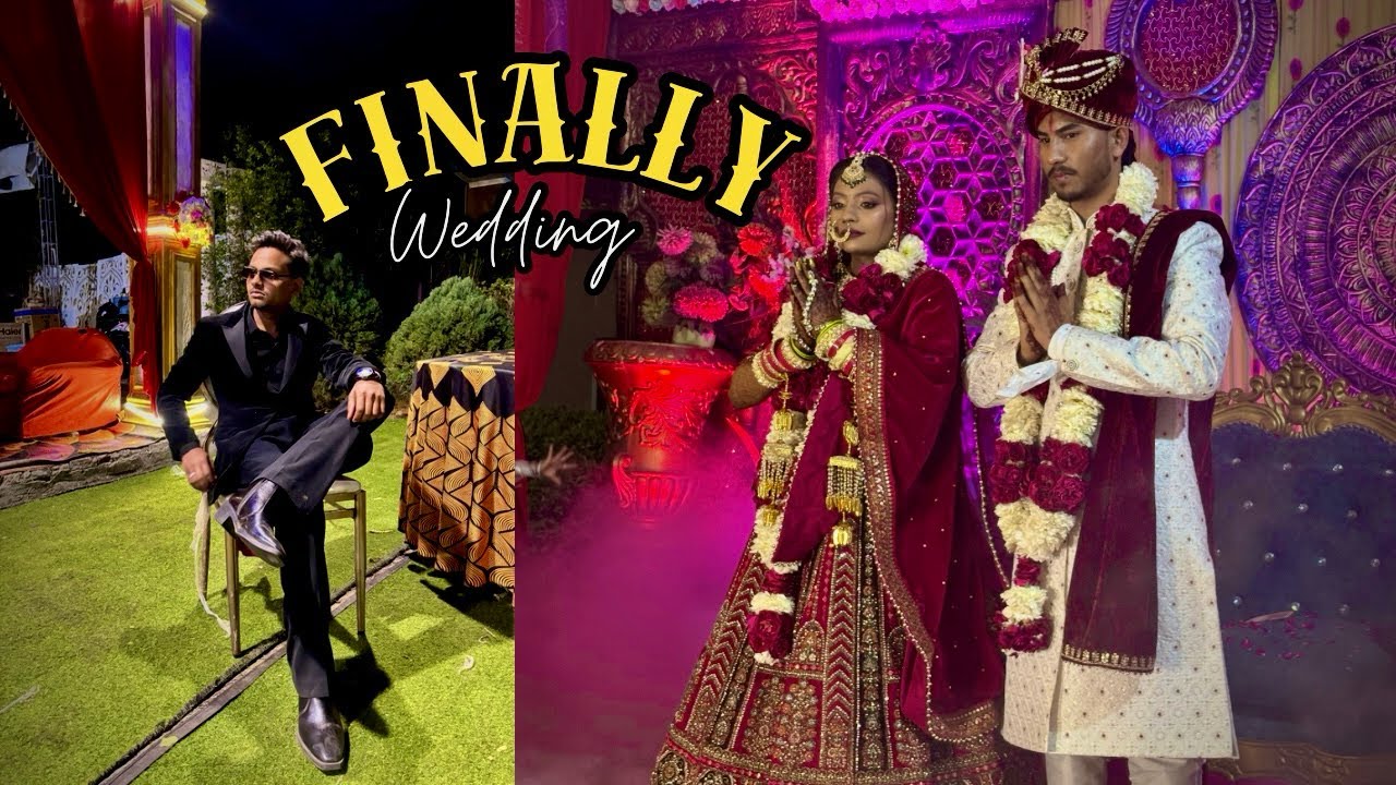 😎 Finally aaj wedding aa gai 😜 wedding day 😘