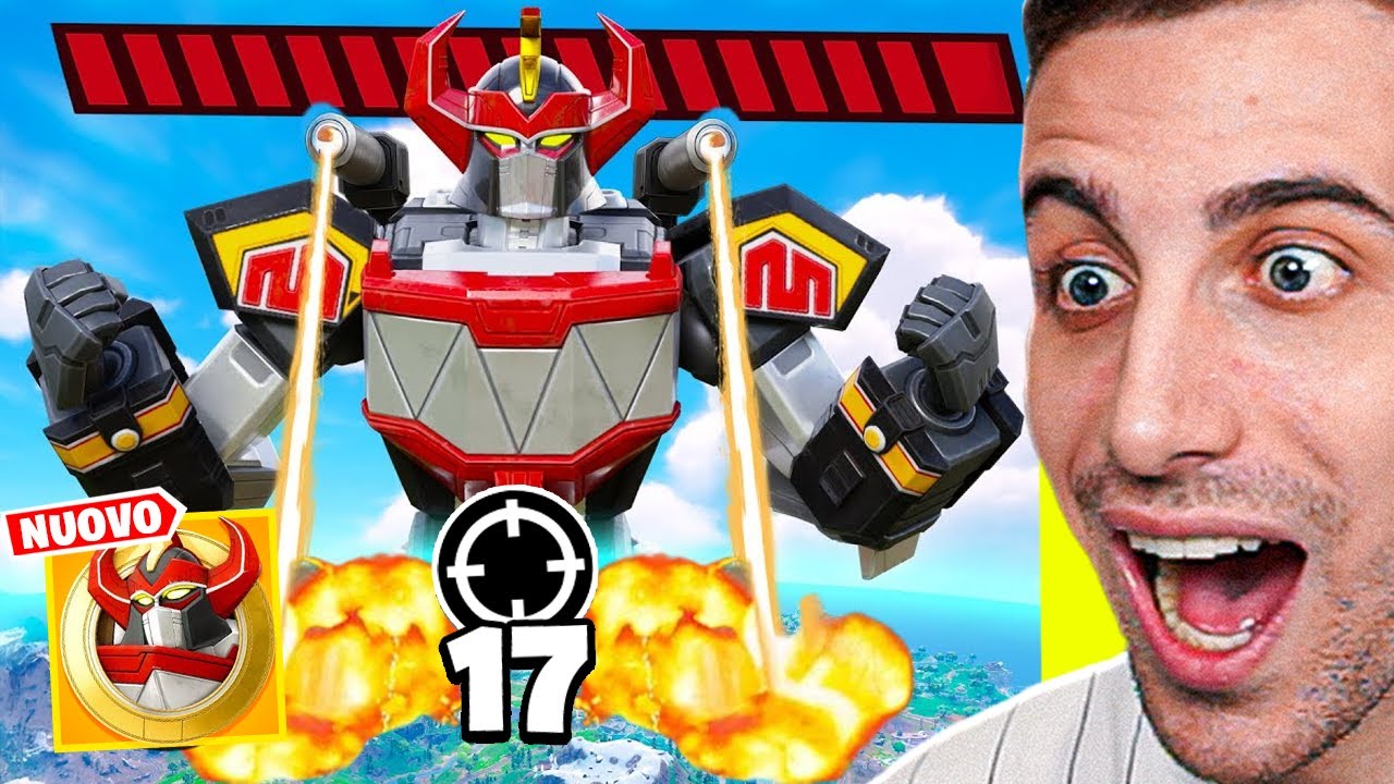 Mi Trasformo in BOSS MEGAZORD e VINCO con 17 KILL! *DEVASTANTE* Fortnite ITA