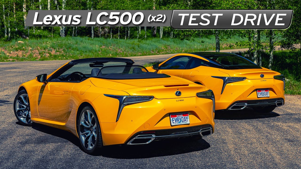 Lexus LC Convertible vs. LC Hybrid Comparison - Special Enough? - Test Drive | Everyday Driver