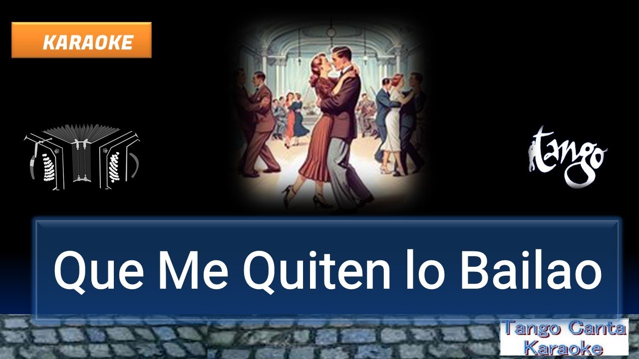 ホームカラオケ練習 Que me quiten lo bailao (1) (karaoke)