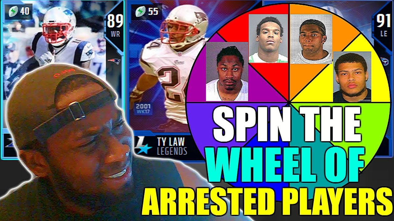 SPIN THE WHEEL OF ARRESTED PLAYERS! Madden 19 Ultimate Team Squad Builder