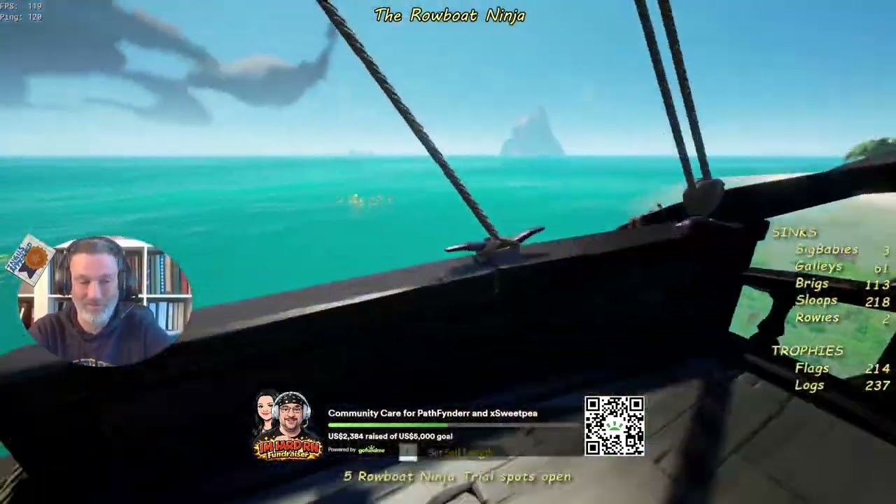 Sinking a captained brig that had finished the new Molten Sands fort (Brig #114)