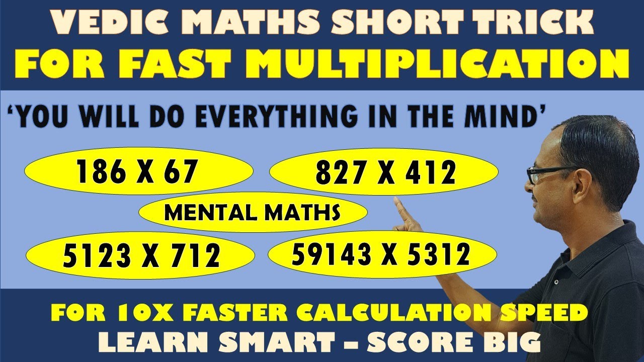 Video 22 - Power of Vedic Maths II Vertically & Crosswise II Single Line Answer II Find 5123 x 712