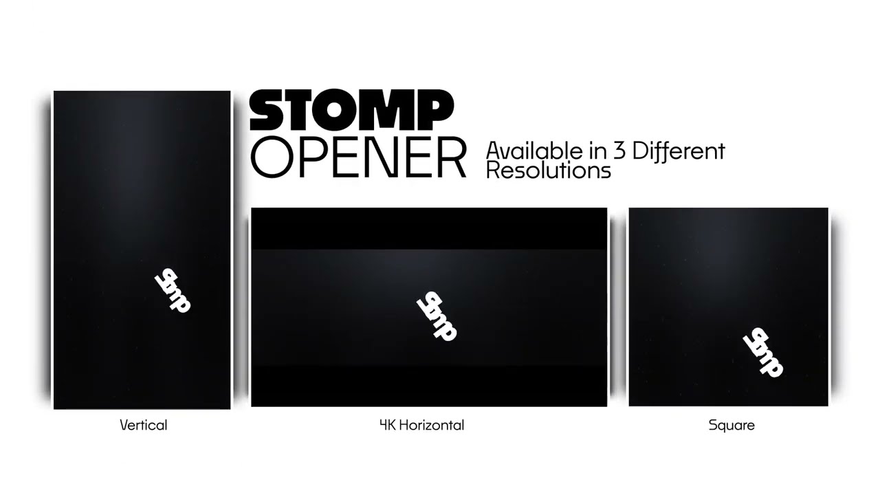 🔥 Stomp Opener &ndash; Bold, Fast, and Powerful Intro! 🚀 | After Effects Template #transition #template
