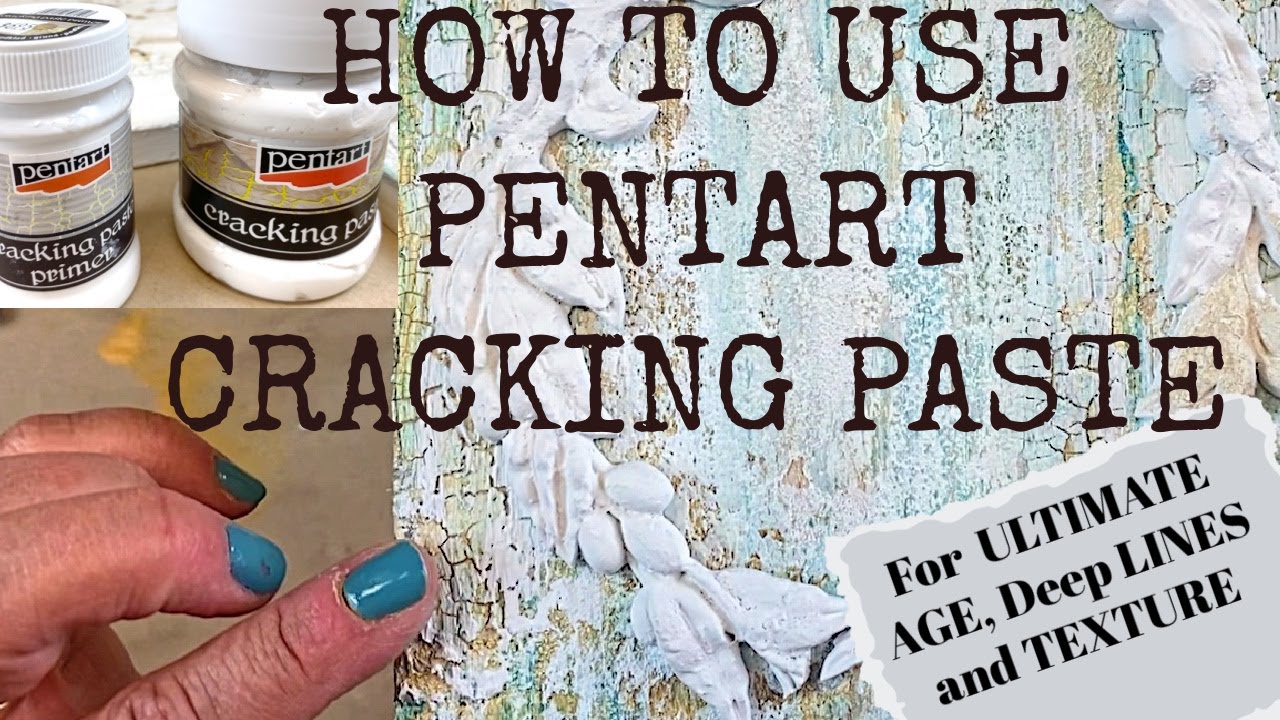 How to  Use Pentart Cracking Paste