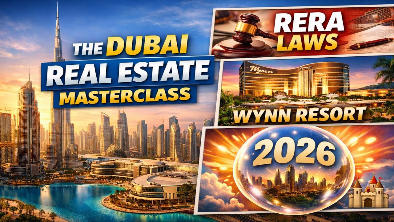 The Dubai Real Estate Masterclass: RERA Laws, Wynn Resort & The 2026 Bubble Myth 🏰