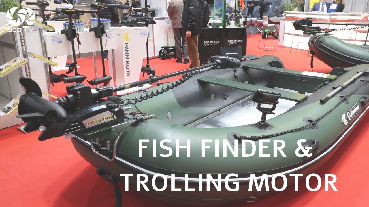 FISH FINDER  & TROLLING MOTOR 🐠🐟 fishing | Sea♡tv